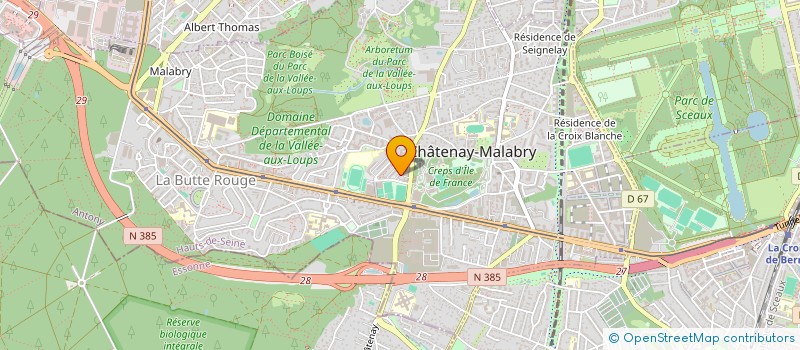 localisation de l'entreprise MONSIEUR BRANDON KATANA MFUMUNGUNDU  CHATENAY-MALABRY