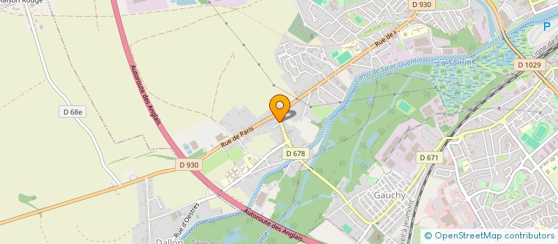 localisation de l'entreprise MONSIEUR BRANDON KRZANOWSKI à SAINT-QUENTIN