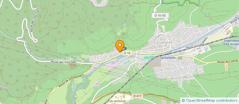 localisation de l'entreprise MONSIEUR BRANDON KUENTZLER  COLMAR