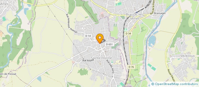 localisation de l'entreprise MONSIEUR BRANDON LAMARCHE  SAINTE-FLORINE