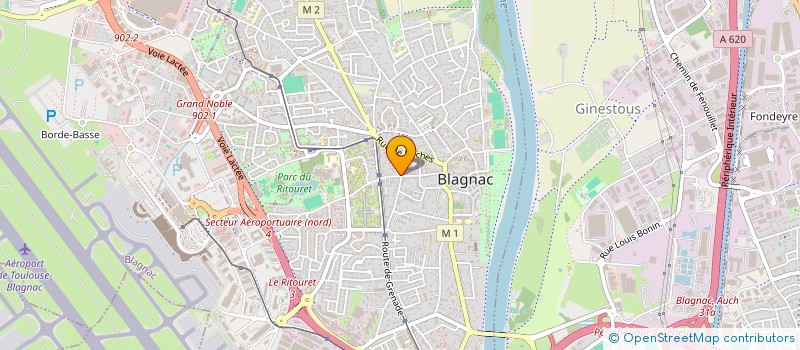 localisation de l'entreprise MONSIEUR BRANDON LANGLET à BLAGNAC