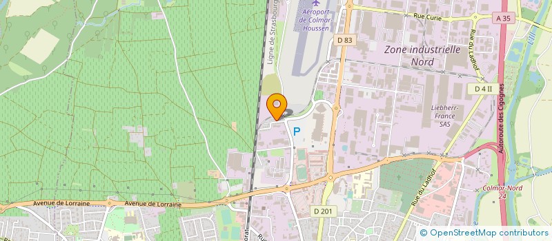 localisation de l'entreprise MONSIEUR BRANDON LAVENTIN  COLMAR