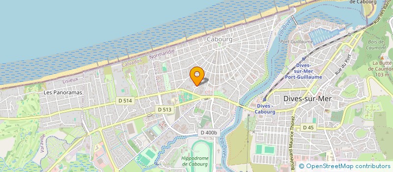 localisation de l'entreprise MONSIEUR BRANDON LE VERD  CABOURG