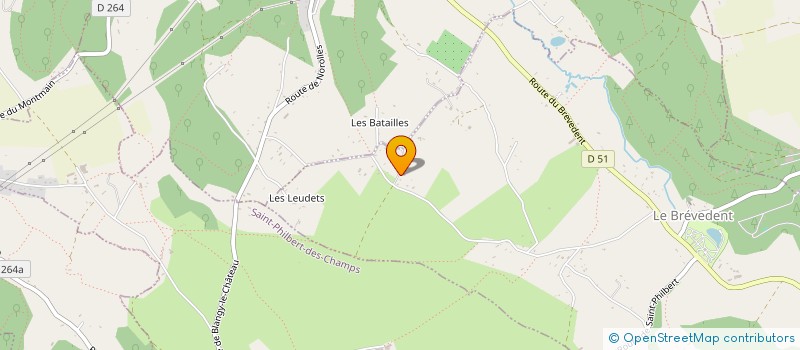 localisation de l'entreprise MONSIEUR BRANDON LEBOURG  LE BREVEDENT