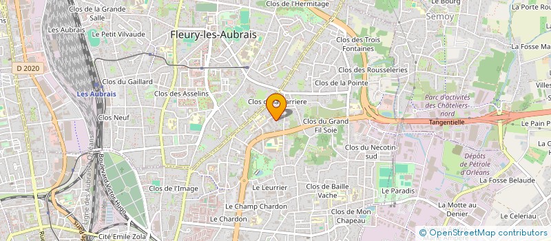 localisation de l'entreprise MONSIEUR BRANDON LELOUP à ORLEANS
