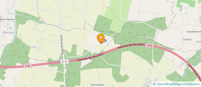 localisation de l'entreprise MONSIEUR BRANDON LENESTOUR  BIEUJAC