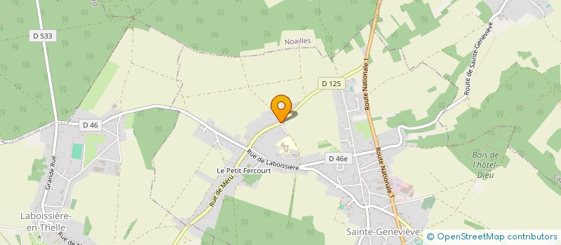 localisation de l'entreprise MONSIEUR BRANDON LESTRILLART  STE GENEVIEVE