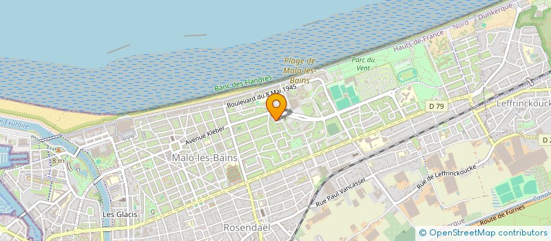 localisation de l'entreprise MONSIEUR BRANDON MARCOTTE à DUNKERQUE