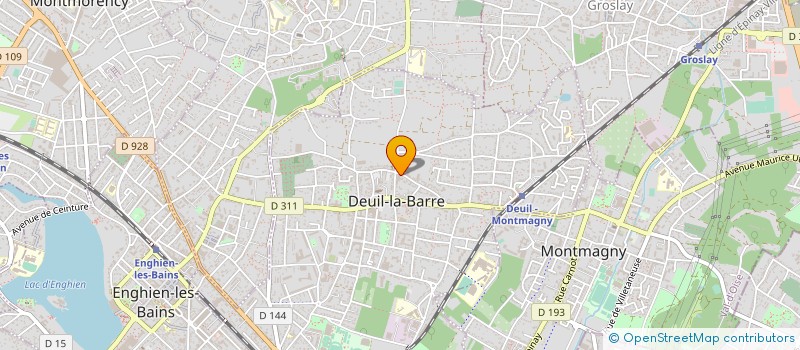 localisation de l'entreprise MONSIEUR BRANDON MASELE  DEUIL-LA-BARRE