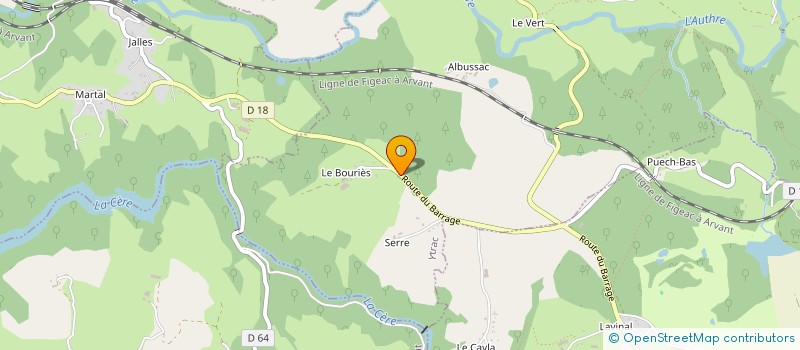 localisation de l'entreprise MONSIEUR BRANDON MIODET à SANSAC-DE-MARMIESSE