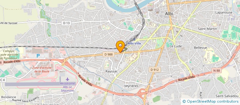 localisation de l'entreprise MONSIEUR BRANDON MOREAU  ALBI