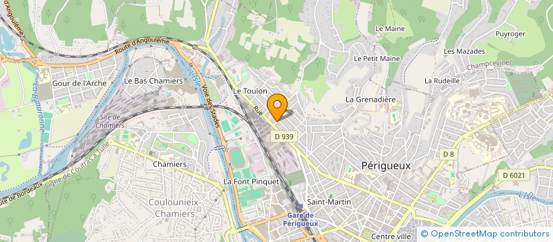 localisation de l'entreprise MONSIEUR BRANDON NKUMBA  PERIGUEUX