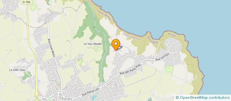 localisation de l'entreprise MONSIEUR BRANDON ORHAN  PORDIC