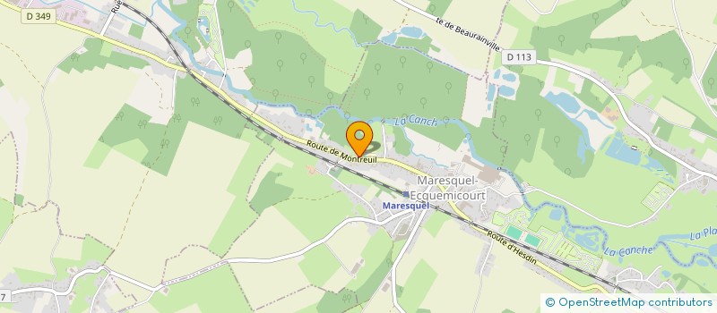 localisation de l'entreprise MONSIEUR BRANDON PINCHON  MARESQUEL-ECQUEMICOURT