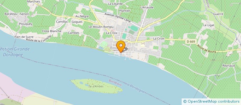 localisation de l'entreprise MONSIEUR BRANDON PIOCHAUD à BOURG