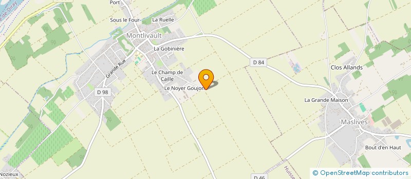 localisation de l'entreprise MONSIEUR BRANDON POUPEAU  MONTLIVAULT