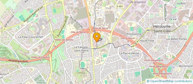localisation de l'entreprise MONSIEUR BRANDON POURTIER à CAEN