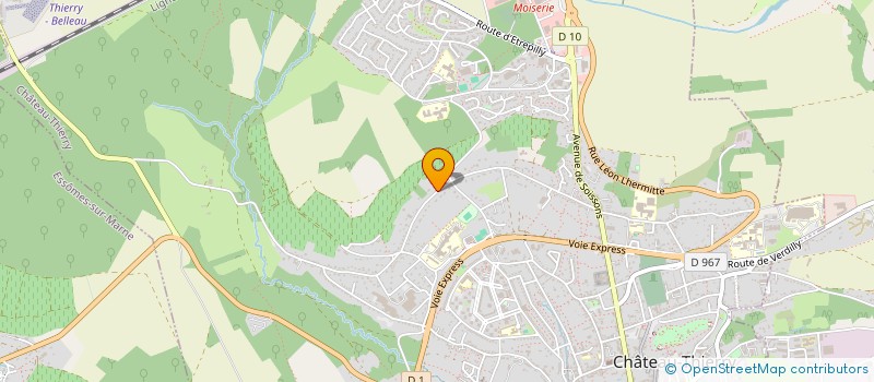 localisation de l'entreprise MONSIEUR BRANDON RAGUET à CHATEAU-THIERRY