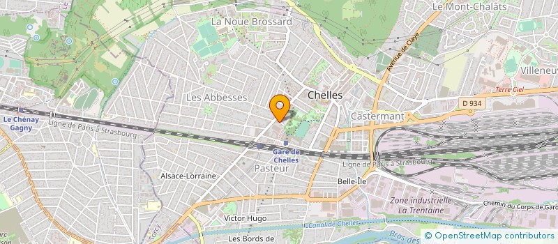 localisation de l'entreprise MONSIEUR BRANDON RAMBANS à CHELLES