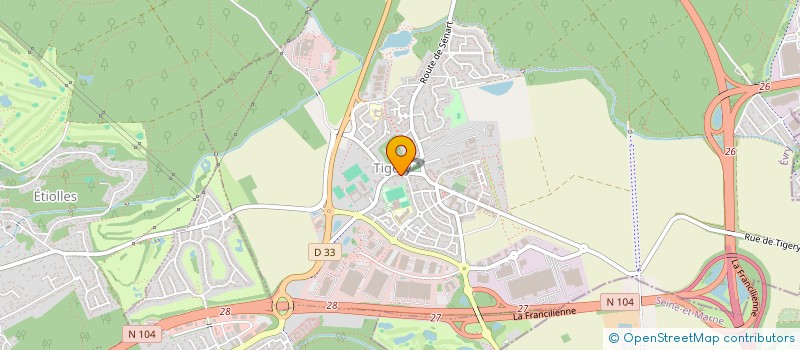 localisation de l'entreprise MONSIEUR BRANDON RENARD  TIGERY