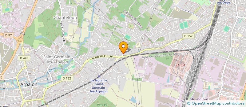 localisation de l'entreprise MONSIEUR BRANDON ROBERT à SAINT-GERMAIN-LES-ARPAJON