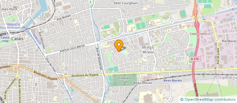 localisation de l'entreprise MONSIEUR BRANDON ROUGEAUX  CALAIS