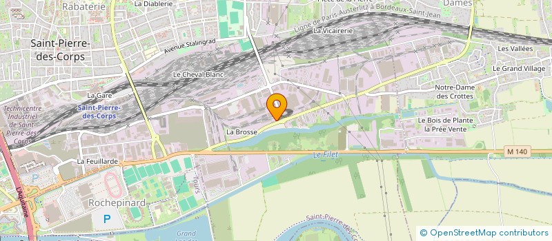 localisation de l'entreprise MONSIEUR BRANDON SANTIAGO  SAINT-PIERRE-DES-CORPS