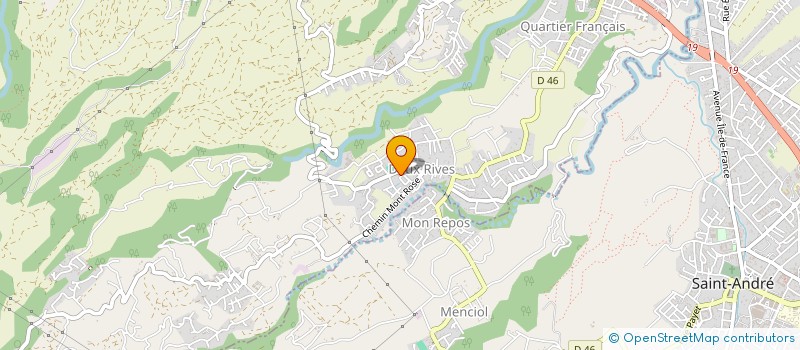 localisation de l'entreprise MONSIEUR BRANDON SAUTRON  SAINTE-SUZANNE