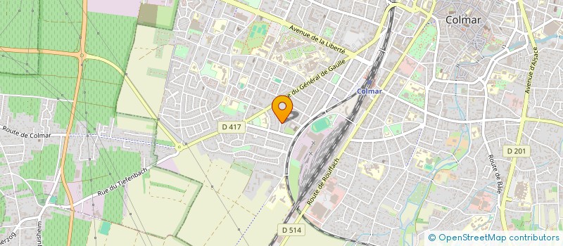 localisation de l'entreprise MONSIEUR BRANDON SONNTAG  COLMAR