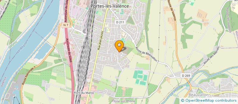 localisation de l'entreprise MONSIEUR BRANDON TAVELLA à PORTES-LES-VALENCE