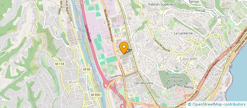 localisation de l'entreprise MONSIEUR BRANDON TERESI  NICE