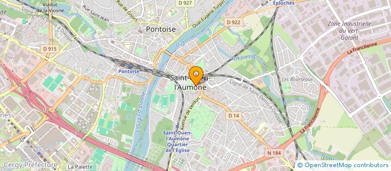 localisation de l'entreprise MONSIEUR BRANDON TERNUS à SAINT-OUEN-L'AUMONE