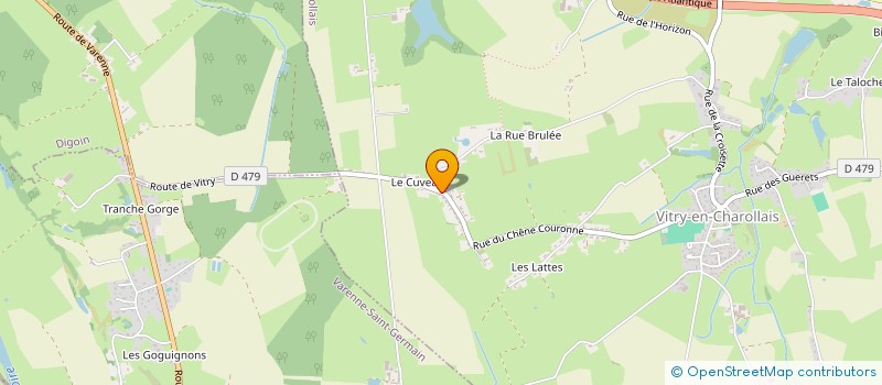 localisation de l'entreprise MONSIEUR BRANDON TURPIN  VITRY-EN-CHAROLLAIS