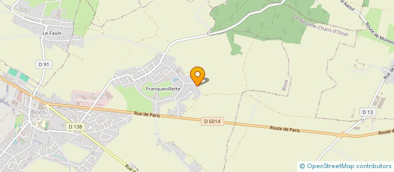 localisation de l'entreprise MONSIEUR BRANDON VADELEAU  BOOS