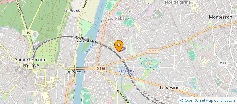 localisation de l'entreprise MONSIEUR BRANDON WALT  LE VESINET