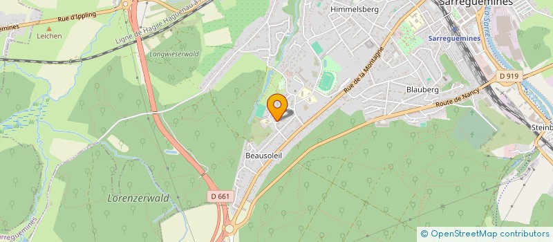 localisation de l'entreprise MONSIEUR BRANDON WINTERSTEIN  SARREGUEMINES