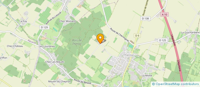 localisation de l'entreprise MONSIEUR BRANDON ZANINI  THENAC