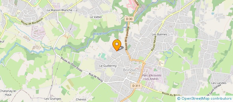 localisation de l'entreprise MONSIEUR BRANIMIR JOVIC à BRINDAS