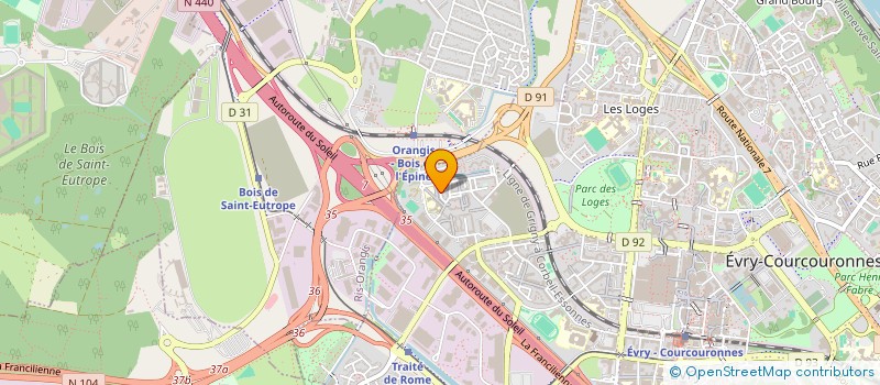 localisation de l'entreprise MONSIEUR BRANIS BOURBIA à EVRY-COURCOURONNES