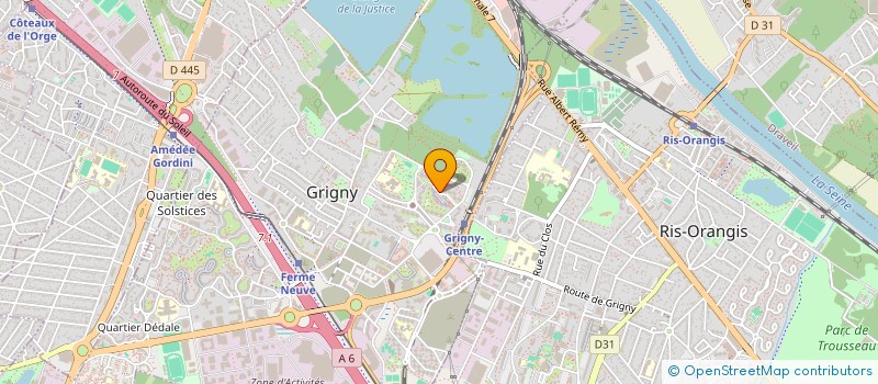 localisation de l'entreprise MONSIEUR BRANISLAV MASEK  GRIGNY