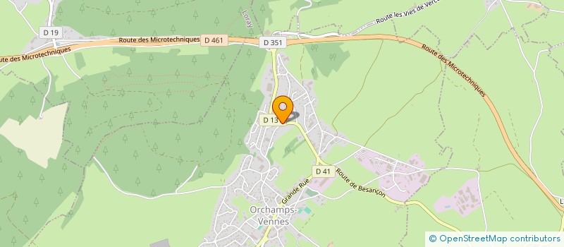 localisation de l'entreprise MONSIEUR BRANISLAV MLADENOVIC  ORCHAMPS-VENNES