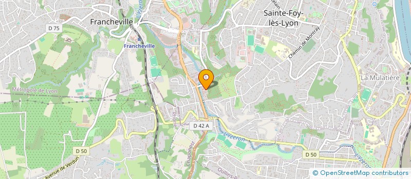 localisation de l'entreprise MONSIEUR BRANKO MARTIC à SAINTE-FOY-LES-LYON