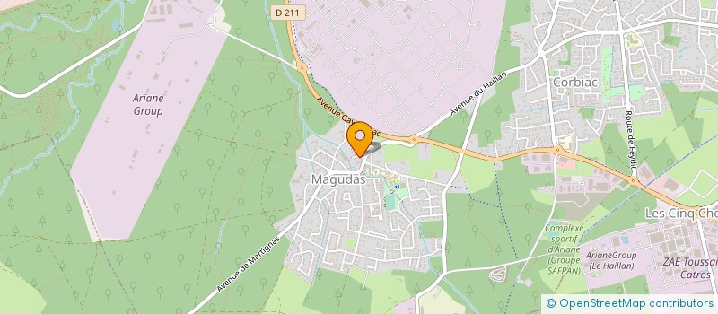 localisation de l'entreprise MONSIEUR BRANN LE LAN  SAINT-MEDARD-EN-JALLES