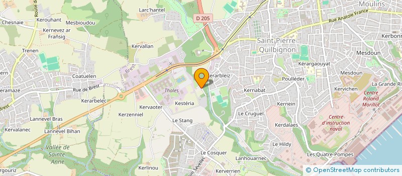 localisation de l'entreprise MONSIEUR BRANSON GHETTAS  BREST