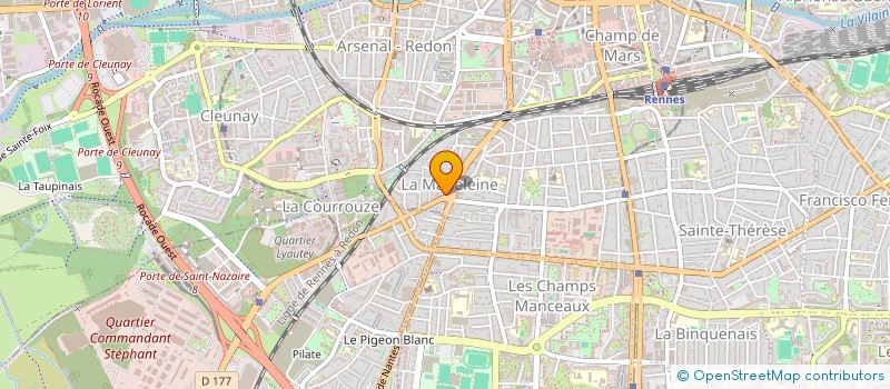 localisation de l'entreprise MONSIEUR BRANY NOEL BOLIYA LIAMA  RENNES