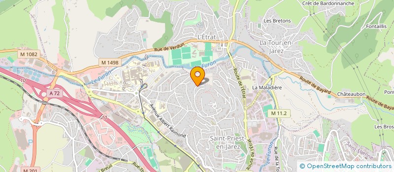 localisation de l'entreprise MONSIEUR BRATINDRA NATH MUKHERJEE à SAINT-PRIEST-EN-JAREZ