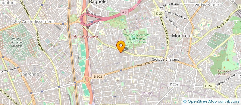 localisation de l'entreprise MONSIEUR BRATISLAV PAVLOVIC à MONTREUIL