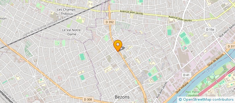 localisation de l'entreprise MONSIEUR BRAULIO REIS MORAIS QUINTAO à BEZONS