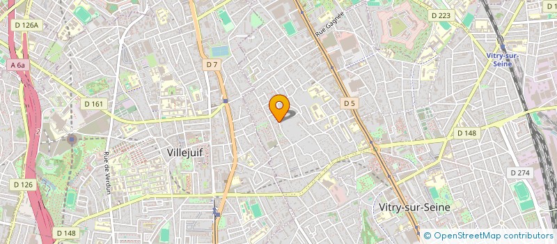 localisation de l'entreprise MONSIEUR BRAYAN FOUILLOU à VITRY-SUR-SEINE