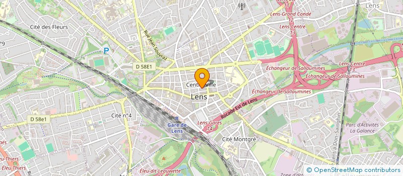 localisation de l'entreprise MONSIEUR BRAYAN GIOVANNETTI à LENS